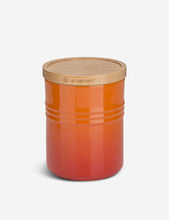將圖片載入圖庫檢視器 LE CREUSET Medium Stoneware Storage Jar with Lid