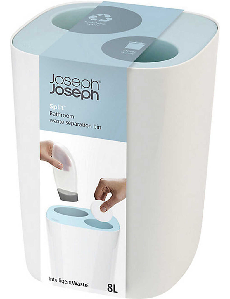 JOSEPH JOSEPH Split Bathroom Waste Separation Bin 8L