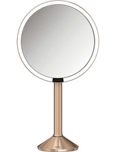 將圖片載入圖庫檢視器 SIMPLE HUMAN 20cm Rose Gold-Toned Steel Sensor Mirror Pro