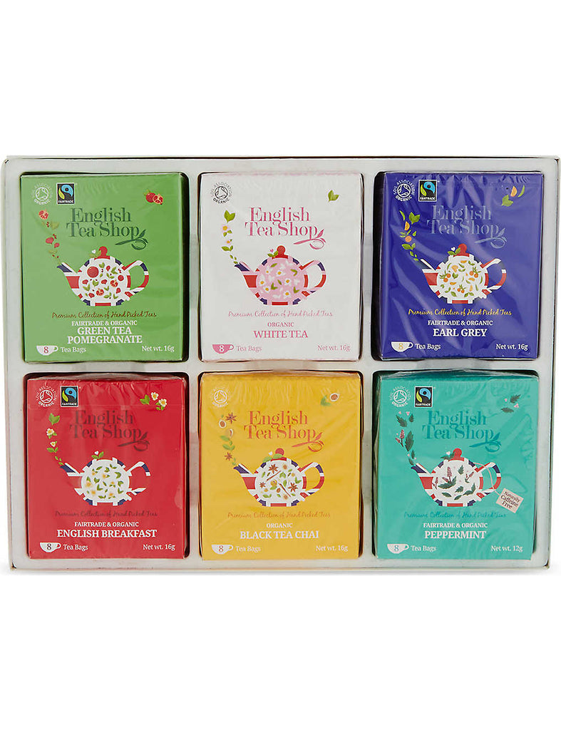 ENGLISH TEA SHOP Organic Tea Selection Box of 48
