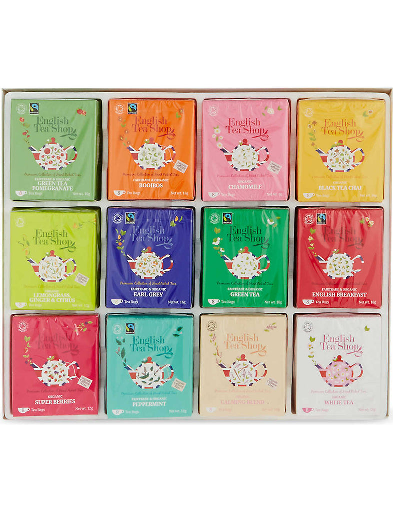 ENGLISH TEA SHOP Organic Tea Selection Box of 96