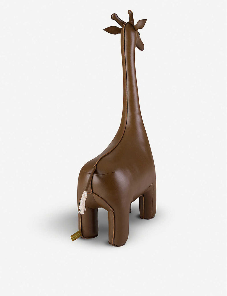 ZUNY Giraffe Faux-Leather Doorstop