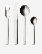 將圖片載入圖庫檢視器 GEORG JENSEN New York 24pc Stainless Steel Cutlery Set