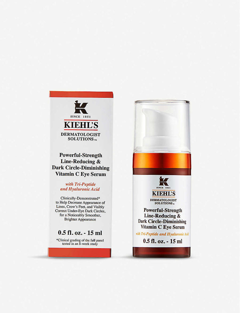 KIEHL'S Powerful-Strength Line-Reducing & Dark Circle-Diminishing Vitamin C Eye Serum 15ml