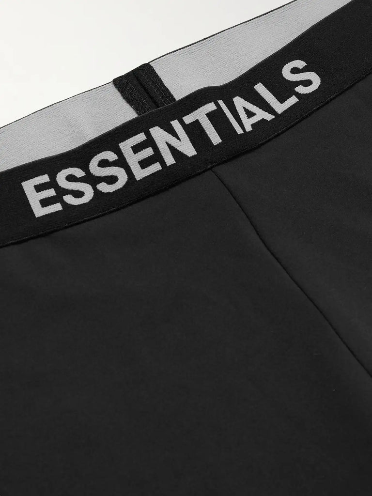 FEAR OF GOD ESSENTIALS Logo-Detailed Stretch-Jersey Shorts