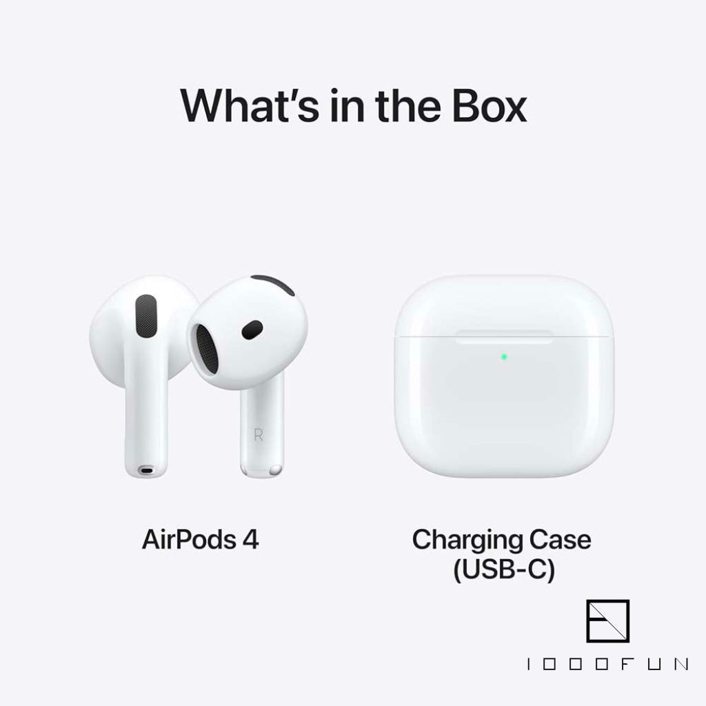 APPLE AirPods 4 真無線耳機 （不配備主動消噪功能)