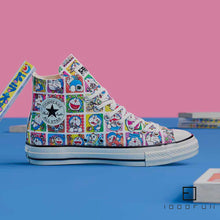 將圖片載入圖庫檢視器 CONVERSE x 多啦a夢 All Star Aged CP HI 漫畫彩色 / 22cm