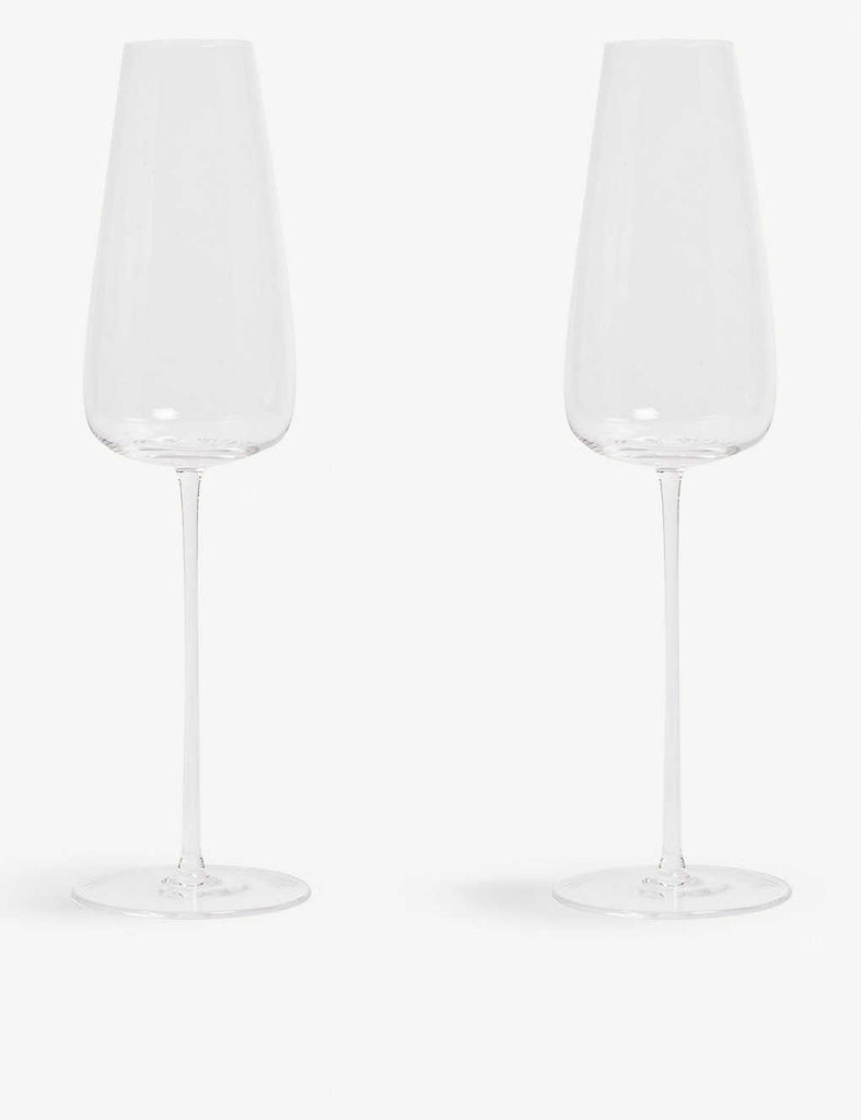 LSA Wine Culture Two Champagne Glass Flutes