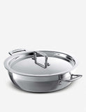 LE CREUSET Shallow 26cm Three-Ply Stainless Steel Casserole Dish