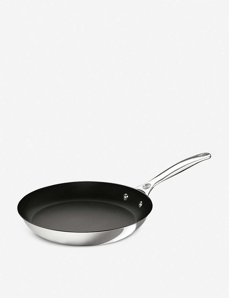 LE CREUSET Uncoated Stainless Steel Frying Pan 26cm - 1000FUN