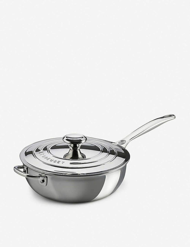 LE CREUSET Non-Stick Stainless Steel Chef's Pan 24cm - 1000FUN