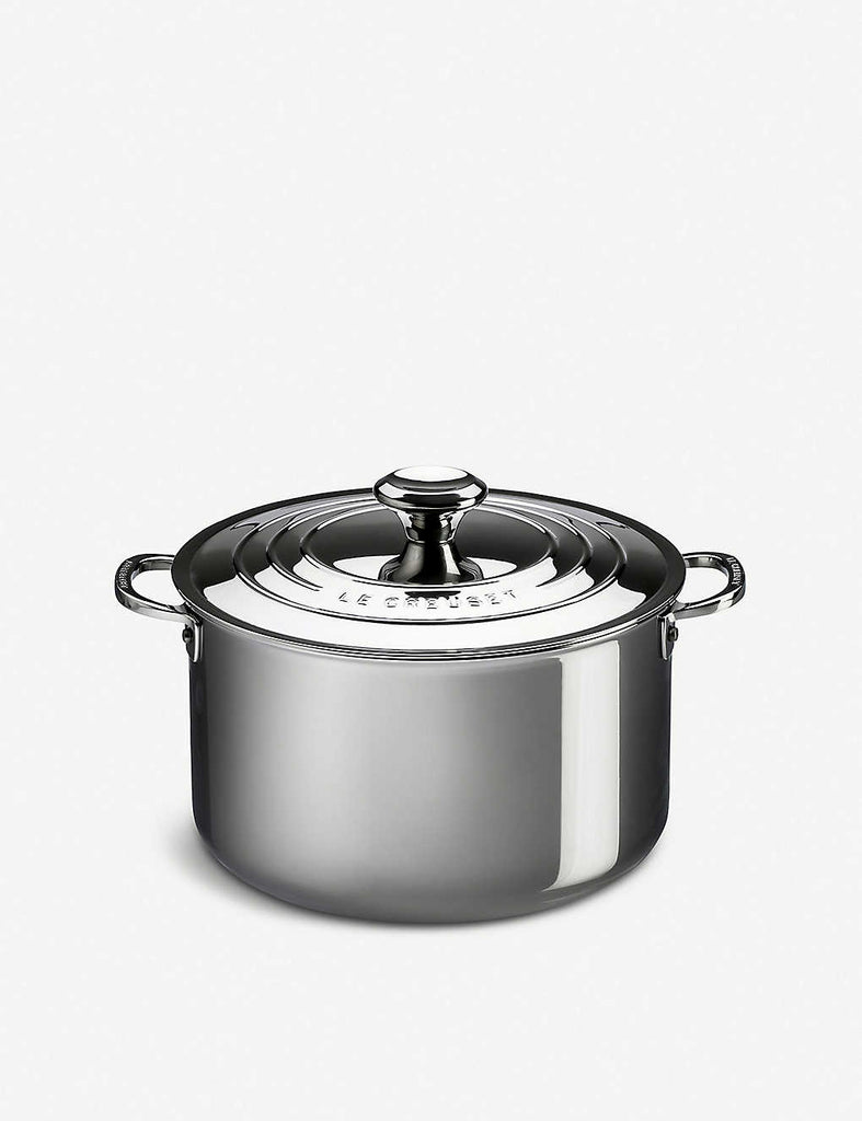 LE CREUSET Stainless Steel Stockpot with Lid 24cm - 1000FUN