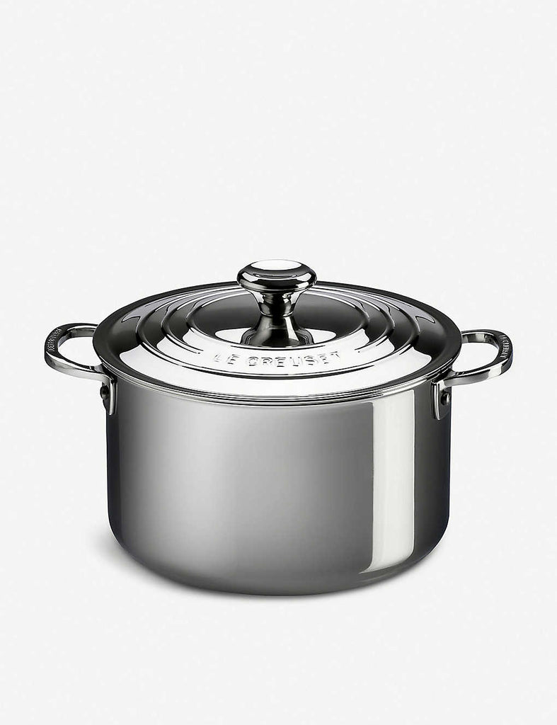 LE CREUSET Stainless Steel Stockpot with Lid 28cm - 1000FUN