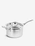 LE CREUSET 3-ply Stainless Steel Saucepan with Lid 18cm