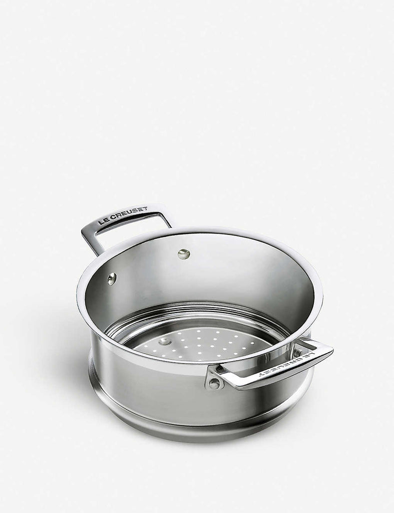 LE CREUSET 3-Ply Stainless Steel Steamer 20cm - 1000FUN