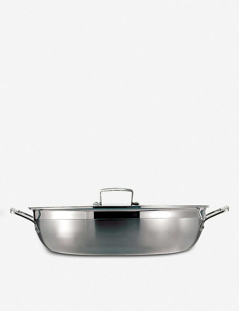 LE CREUSET 3-ply Stainless Steel Shallow Casserole Pan 30cm - 1000FUN