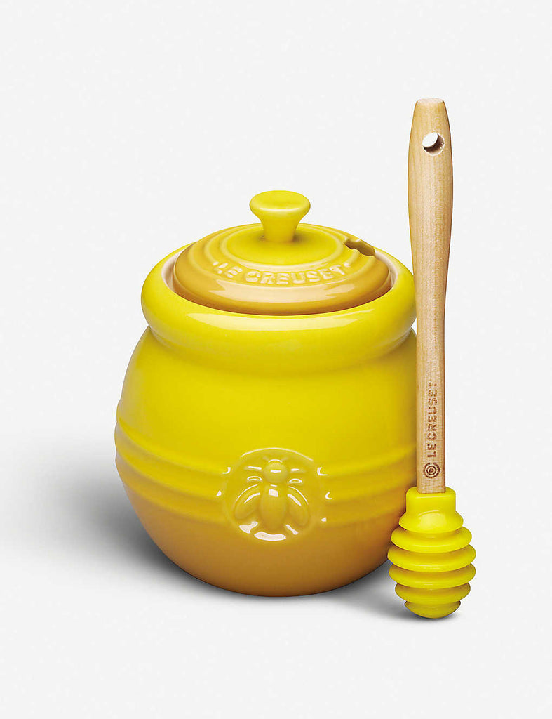 LE CREUSET Stoneware Honey Jar Dijon