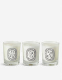 DIPTYQUE Baies, Figuier & Roses Mini Candles 3 x 70g