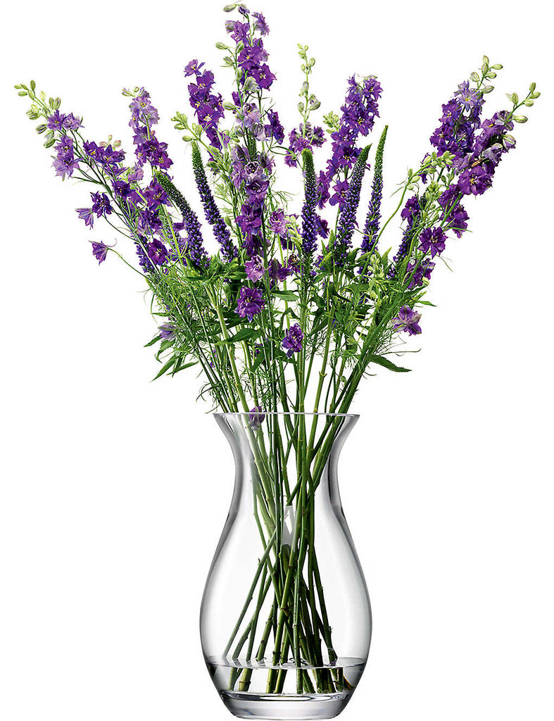 LSA Flower Grand Posy Glass Vase 32cm