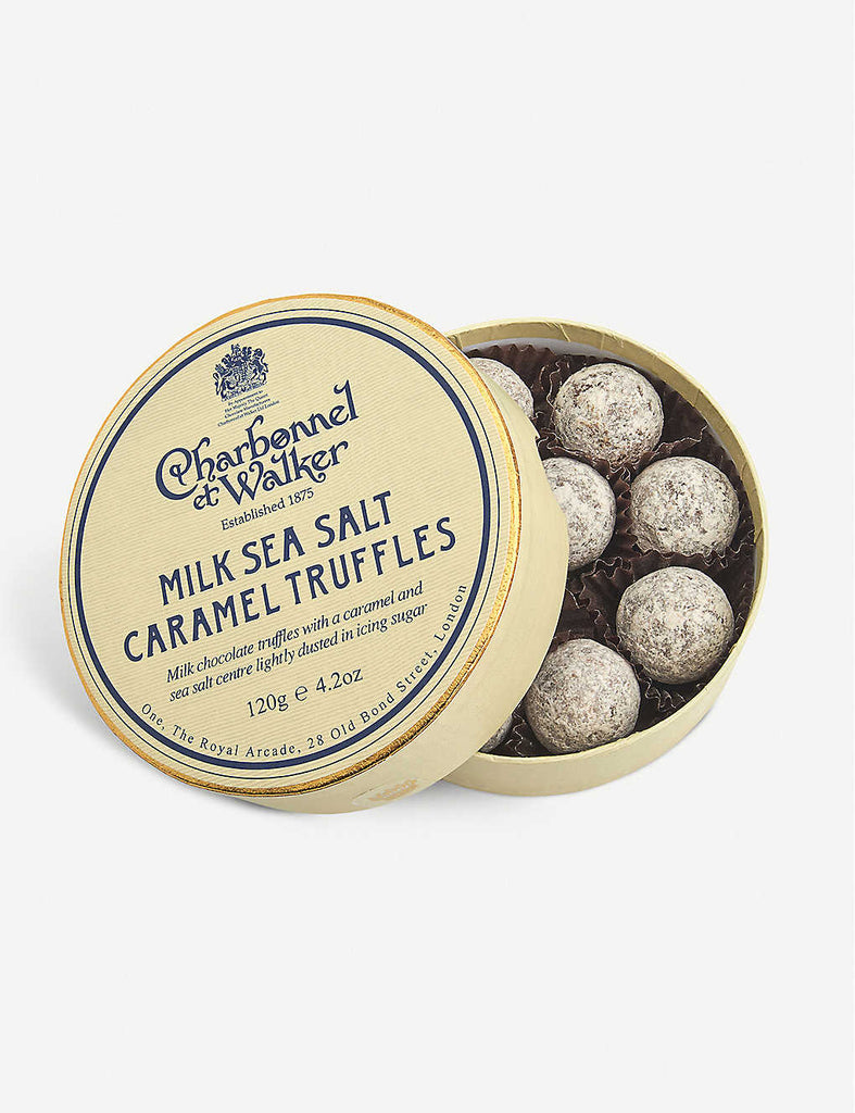 CHARBONNEL ET WALKER Milk Chocolate Sea Salt Caramel Truffles 120g