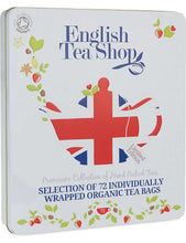 將圖片載入圖庫檢視器 ENGLISH TEA SHOP Union Jack Tea Gift Tin Box of 72