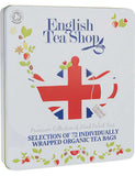 ENGLISH TEA SHOP Union Jack Tea Gift Tin Box of 72