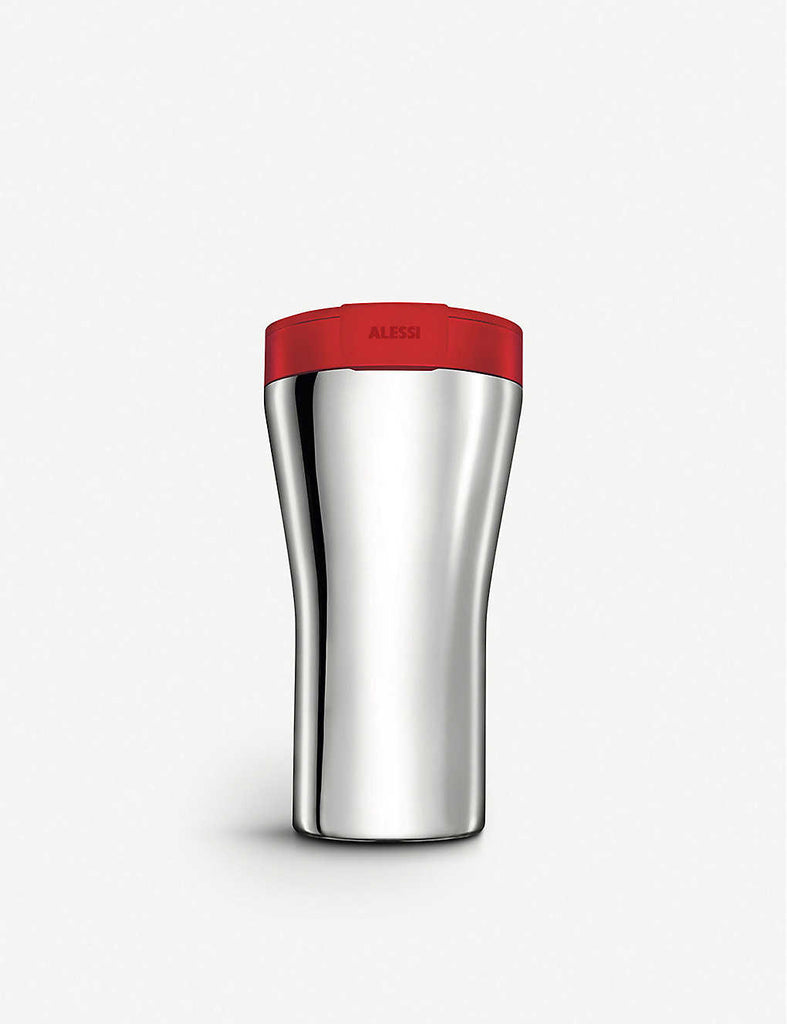 ALESSI Caffa Stainless Steel Reusable Coffee Cup 400ml