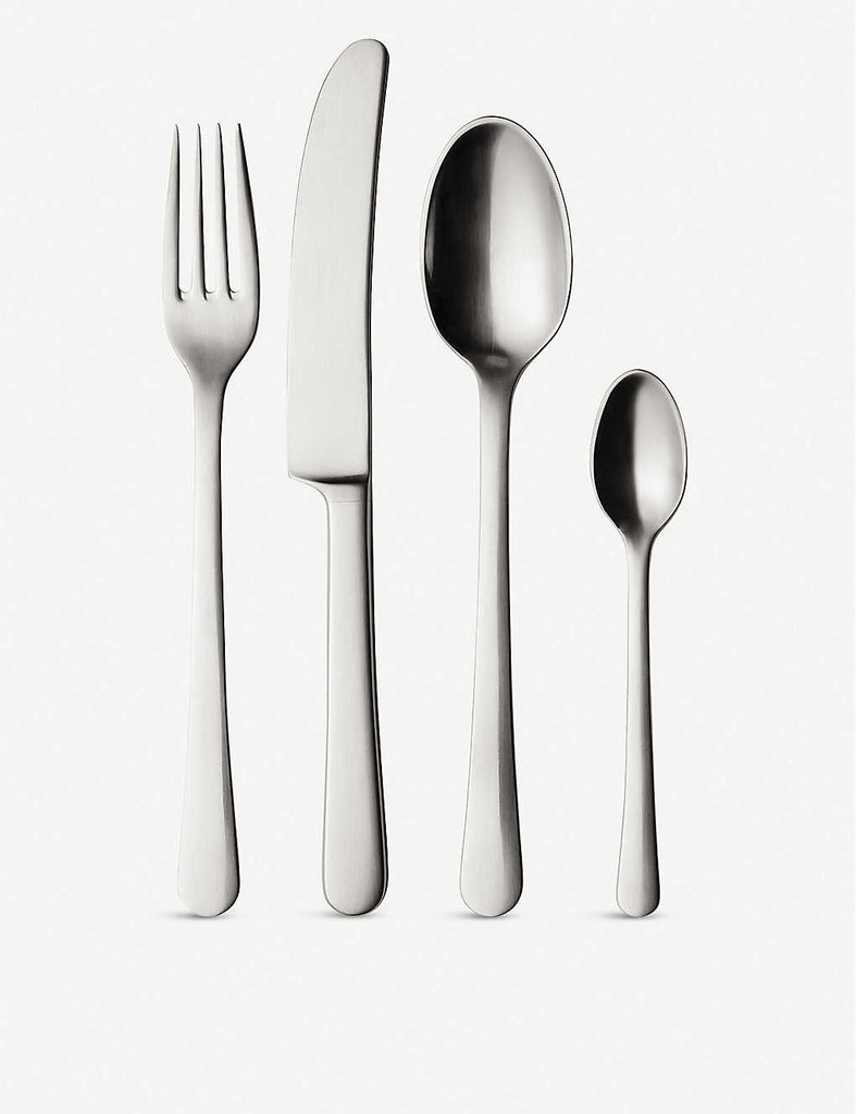 GEORG JENSEN Copenhagen 4pcs Stainless Steel Cutlery Set