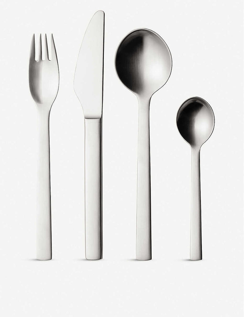 GEORG JENSEN New York 16pcs Stainless Steel Cutlery Set