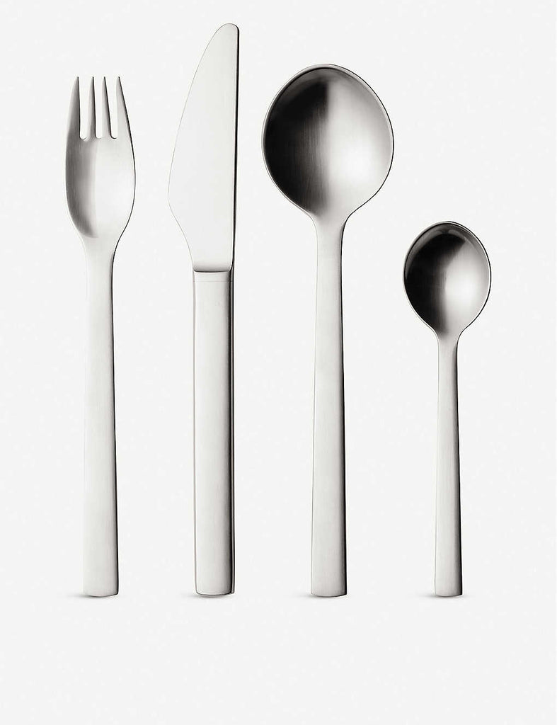 GEORG JENSEN New York 24pc Stainless Steel Cutlery Set