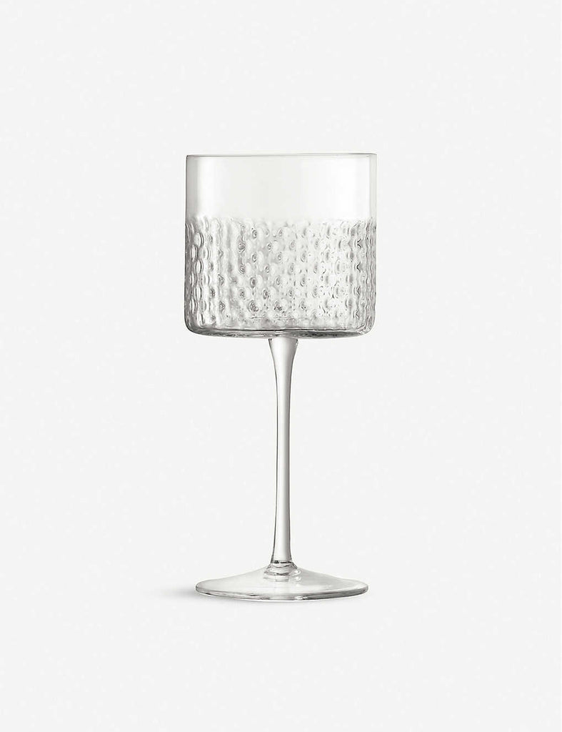 LSA Wicker Glass Wine Glasses Set of Two
