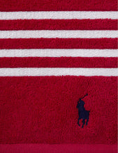 將圖片載入圖庫檢視器 RALPH LAUREN HOME Travis Red Rose Cotton Hand Towel 50cm x 100cm