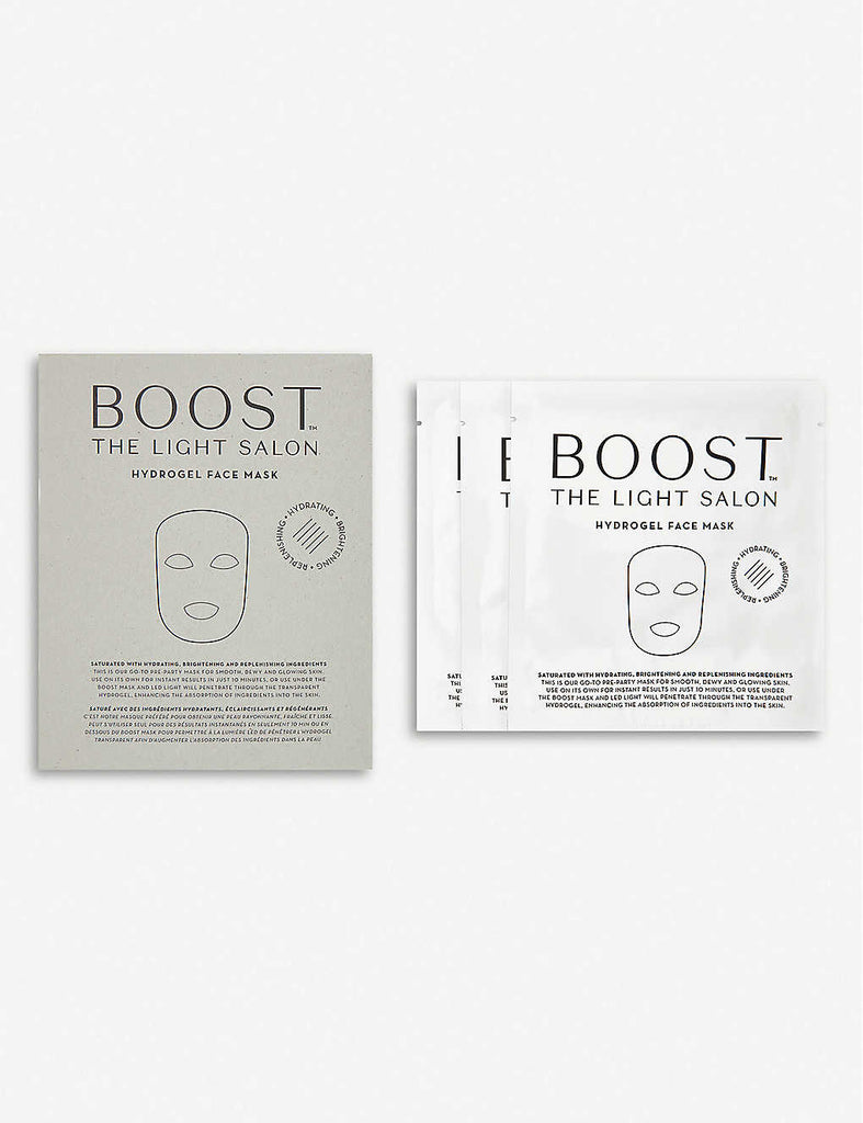 THE LIGHT SALON BOOST Hydrogel Face Mask Pack of Three
