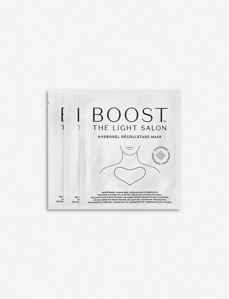 THE LIGHT SALON BOOST Hydrogel Décolletage Mask Pack of Three