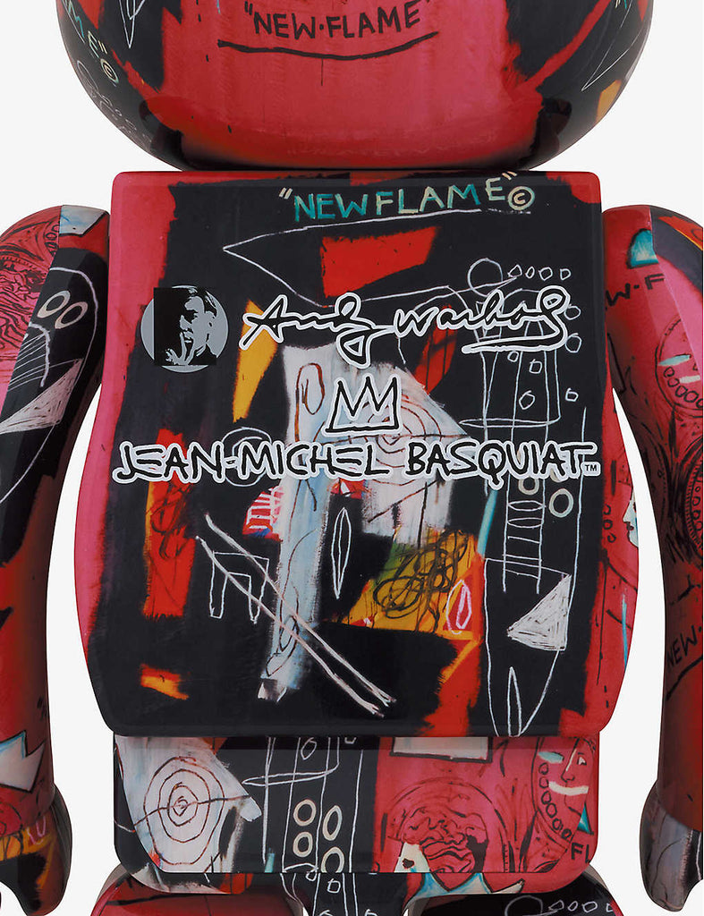 BE@RBRICK Andy Warhol x Jean-Michel Basquiat 1000% Figure
