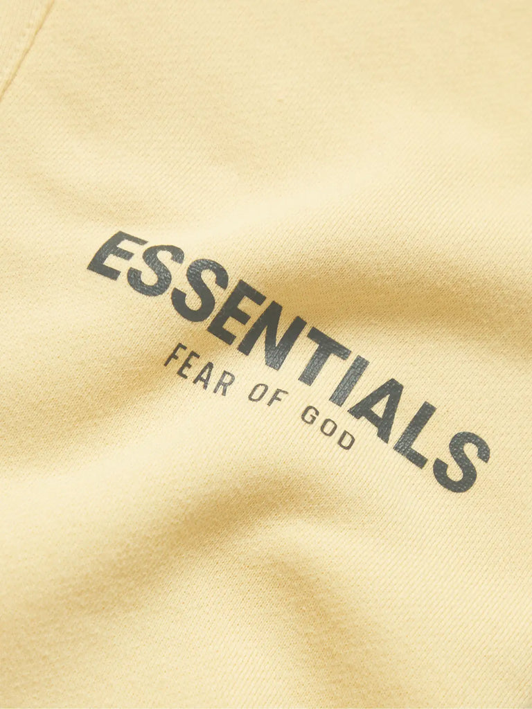 FEAR OF GOD ESSENTIALS Straight-Leg Logo-Print Cotton-Blend Jersey Sweatpants