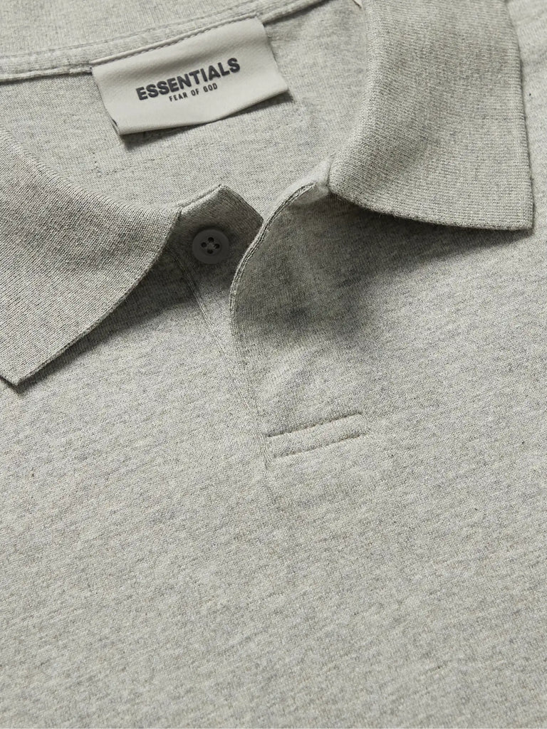 FEAR OF GOD ESSENTIALS Logo-Print Cotton-Jersey Polo Shirt
