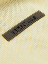 將圖片載入圖庫檢視器 FEAR OF GOD ESSENTIALS Logo-Appliquéd Waffle-Knit Cotton-Jersey Henley T-Shirt