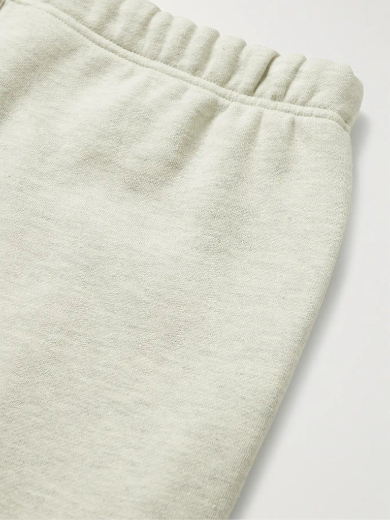 FEAR OF GOD ESSENTIALS Wide-Leg Logo-Print Cotton-Blend Jersey Drawstring Shorts