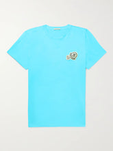 將圖片載入圖庫檢視器 MONCLER Logo-Appliquéd Cotton-Jersey T-Shirt