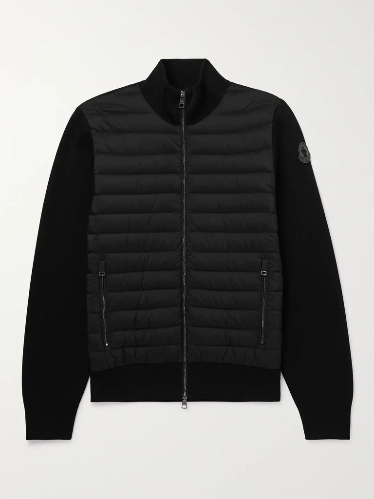 Moncler hooded quilted shell down jacket shop