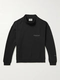 FEAR OF GOD ESSENTIALS Logo-Print Cotton-Blend Jersey Mock-Neck Sweatshirt